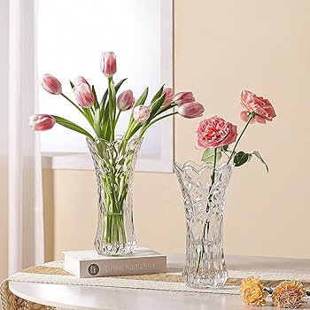 Amazon.co.jp: 豪華なギフトボックス付きクリスタルガラスの花瓶